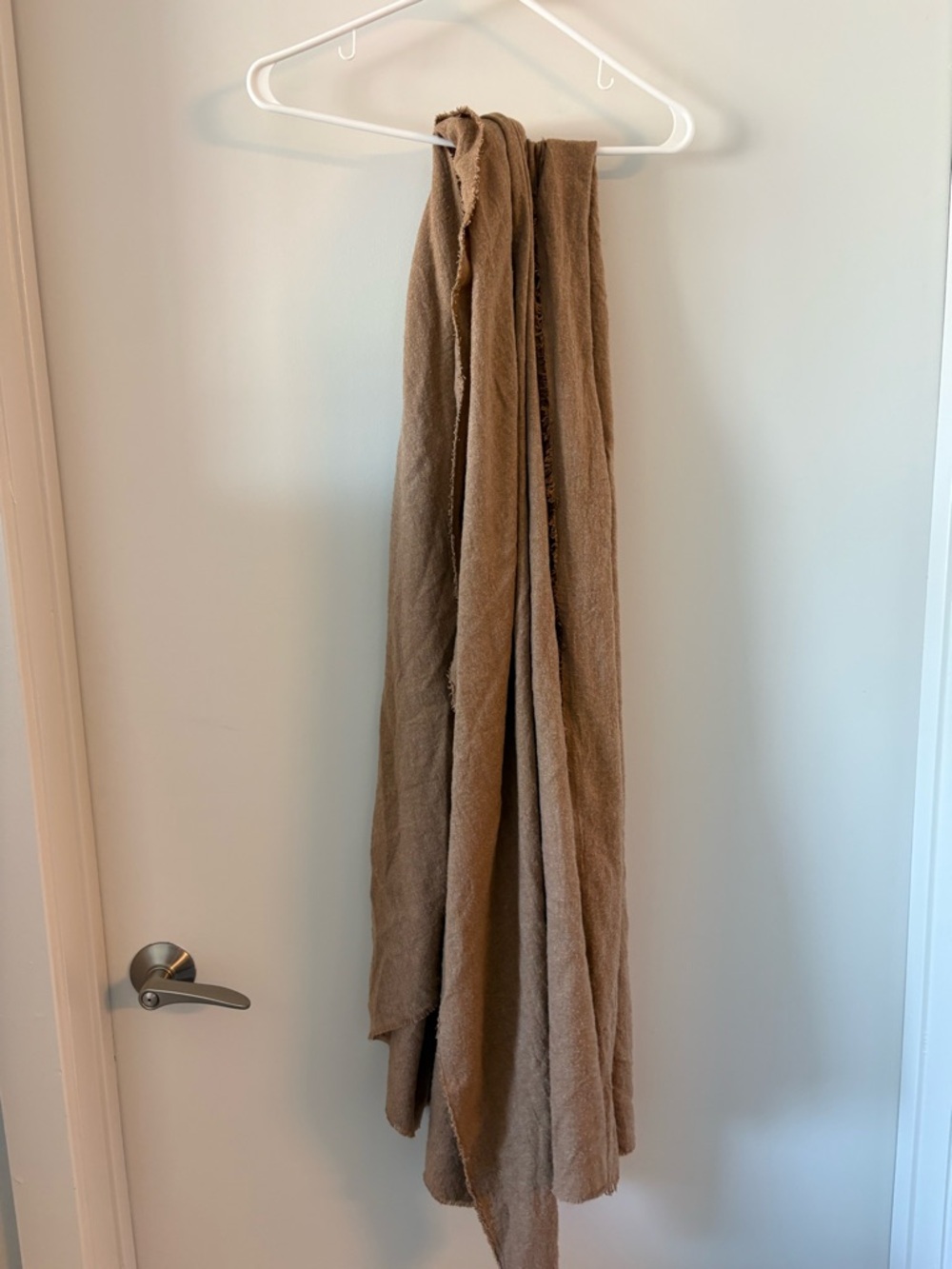 Zara Beige Knit Wrap Scarf